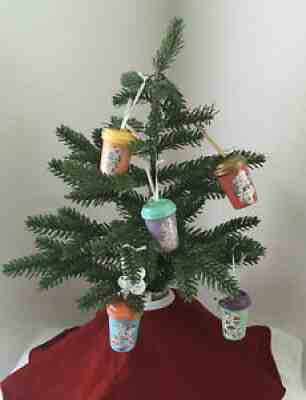 DISNEY WORLD 2020 STARBUCKS MINIATURE COFFEE CUP TUMBLER ORNAMENTS SET OF 5 NEW! - Sold on eBay Jan 07, 2022 for $79.99