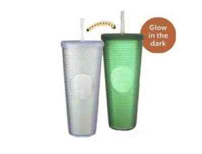 Starbucks Glow in the Dark Bling Studded Cold Cup Halloween Studded 2021 + Bag - Sold on eBay Jan 17, 2022 for $79.99