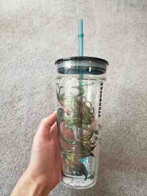 Starbucks Siren Double Wall Glitter 20oz Glass Tumbler - US Seller - BNWT - Sold on eBay Dec 15, 2021 for $79.00