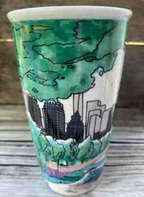 NYC Starbucks New York City Central Park Sky Line Ceramic Tumbler No Lid HTF EUC - Sold on eBay Dec 18, 2021 for $79.00