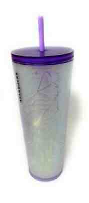 Starbucks Halloween 2021 Spiderweb Purple & Frosted White Tumbler 24oz - New - Sold on eBay Jan 27, 2022 for $199.99