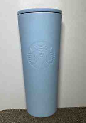 Starbucks Matte Cinderella Blue 24 oz Stainless Tumbler No Straw RARE - Sold on eBay Jan 27, 2022 for $199.99
