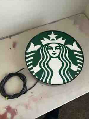 Vintage Starbucks Lighted Sign from 2000 - Sold on eBay Jan 23, 2022 for $144.00