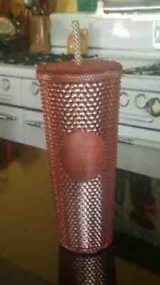 Starbucks 2019 Rose Gold Studded Tumbler 24oz. Limited Edition RARE - Sold on eBay Jan 27, 2022 for $126.00