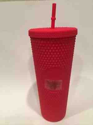Starbucks Mexico 2021 Red Matte Studded Tumbler Bling Chili ð??¶ IN HAND USA - Sold on eBay Jan 25, 2022 for $100.00