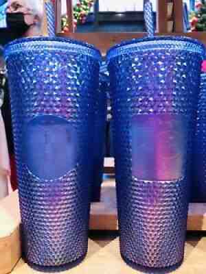 Starbucks DISNEY 50TH Anniversary Celebration Blue Studded Tumbler 24oz New - Sold on eBay Jan 26, 2022 for $89.99