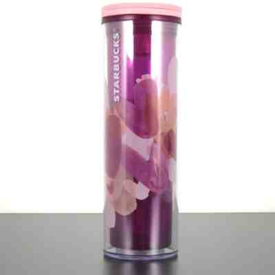 STARBUCKS VALENTINES 2020 PINK PURPLE TEA TUMBLER HEARTS COLD CUP SWIVEL TOP - Sold on eBay Jan 13, 2022 for $89.00
