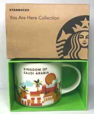 Starbucks Mug Kingdom Of Saudi Arabia You Are Here Collection UPC NIB New |1059