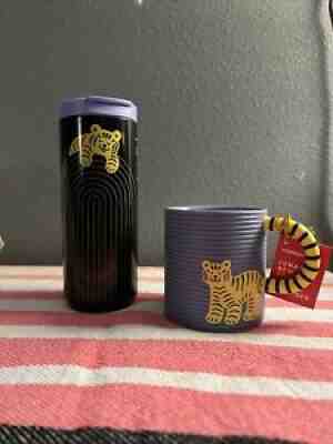 NEW Starbucks 2022 Year Of The Tiger Tail Mug + Hot Tumbler set - Sold on eBay Jan 27, 2022 for $79.99