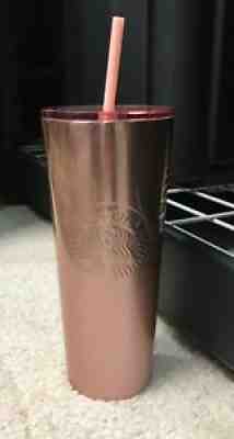 Starbucks Rose Gold Stainless Steel Glitter Gradient Cold Cup Holiday 2019 - Sold on eBay Jan 27, 2022 for $79.95