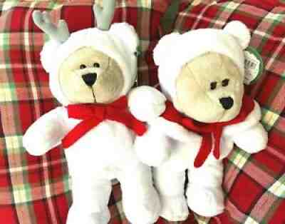 Starbucks Japan Holiday 2019 Boy and Girl Plush Toy Bearista Set, NEW with tags - Sold on eBay Jan 16, 2022 for $77.95