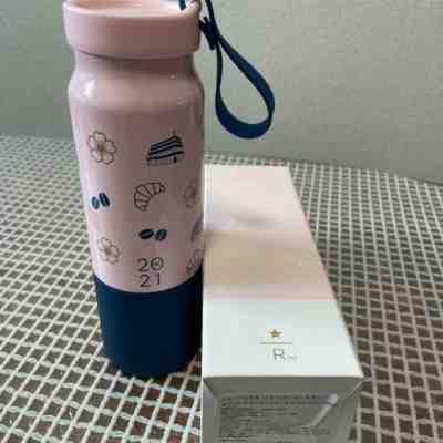 Starbucks Reserve Roastery Tokyo Limited Stainless Strap Bottle Sakura 2021 - Sold on eBay Dec 15, 2021 for $77.92