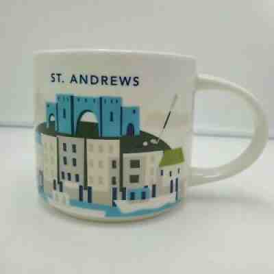 Starbucks St Andrews YAH Mug Scotland Golf Fife Cathedral Castle UK You Are Here - Sold on eBay Jan 05, 2022 for $76.99