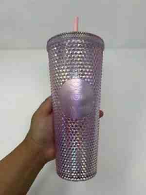 2020 STARBUCKS CHINA PINK SAKURA IRIDESCENT STUDDED TUMBLER 24oz - Sold on eBay Jan 04, 2022 for $76.00