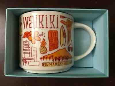 Starbucks Coffee Tea Mug Cup Waikiki Hawaii "Been There Series" 14 oz. Open Box - Sold on eBay Dec 10, 2021 for $75.00