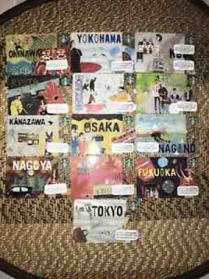 JAPAN Starbucks gift card lot of 13 Hokkaido Tokyo Osaka Kobe Kyoto (MHSS shop) - Sold on eBay Jan 04, 2022 for $75.00