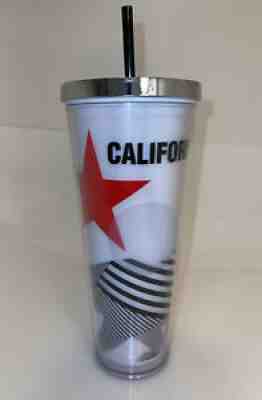 Starbucks 2014 2015 California Bear Tumbler Venti Acrylic Cold Cup & Straw Rare - Sold on eBay Jan 09, 2022 for $333.00