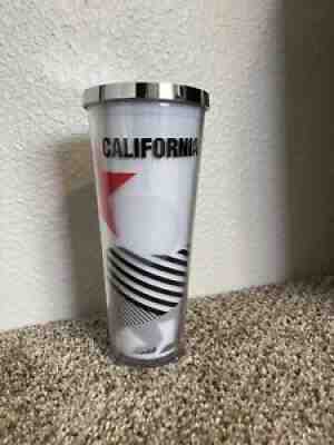 Starbucks 2014 California Bear Red Star Tumbler Venti Acrylic Cold Cup Rare Used - Sold on eBay Jan 20, 2022 for $323.00