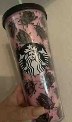 Starbucks Beetles Tumbler Bug Roach Pink Drink Coffee Cup HTF RARE Straw - Sold on eBay Nov 25, 2021 for $285.00