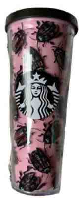 Starbucks Pink Beetle Bug Tumbler Rare HTF Hard to Find Venti 24 oz No Straw - Sold on eBay Jan 16, 2022 for $266.00