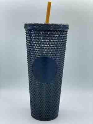 Starbucks Blue & Gold Contrast Straw FIU Florida Studded Tumbler Venti 24 oz NEW - Sold on eBay Jan 29, 2022 for $94.50