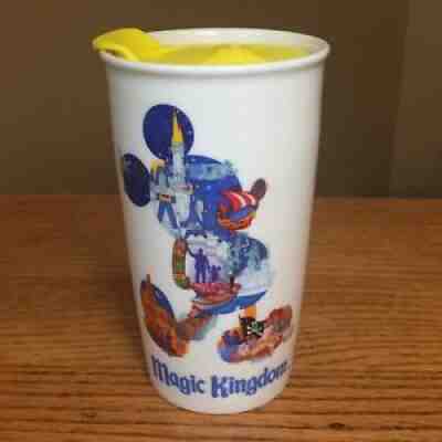 Starbucks Disney Magic Kingdom Mickey Mouse Ceramic Tumbler Travel Mug With Lid - Sold on eBay Jan 29, 2022 for $79.99