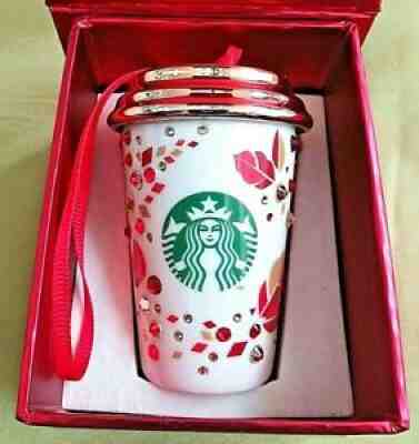 STARBUCKS SWAROVSKI CRYSTAL - LIMITED EDITION - CHRISTMAS ORNAMENT - Sold on eBay Jan 19, 2022 for $78.00