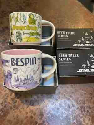 2020 Disney Star Wars Starbucks Been There Bespin & Dagobah Mugs - Set Of 2 - Sold on eBay Jan 28, 2022 for $215.00