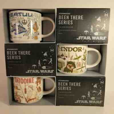 3 Starbucks NWT Star Wars Been There Mugs - Batuu, Endor and Tatooine! - Sold on eBay Jan 28, 2022 for $199.95