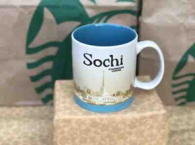 Starbucks Coffee Mug - SOCHI V1 - Global City Icon Series 16 Oz NEW MIT - Sold on eBay Feb 02, 2022 for $199.00