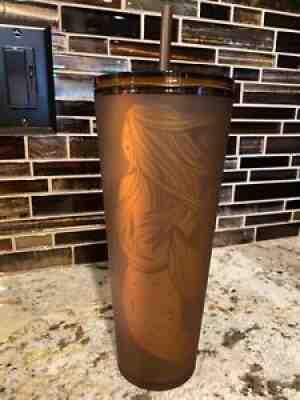 Starbucks Pike Place Market Venti Tumbler Amber/brown New Starbucks #1 - Sold on eBay Feb 02, 2022 for $100.00