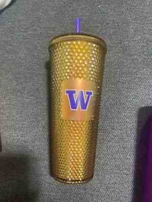 STARBUCKS 2022 UW STUDDED TUMBLER RARE CAMPUS COLLECTION - Sold on eBay Feb 02, 2022 for $95.00