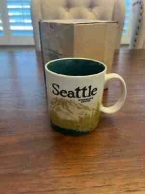 BRAND NEW Starbucks Coffee Mug Tea Cup - Global Icon Collector Series - SEATTLE - Sold on eBay Jan 30, 2022 for $89.99
