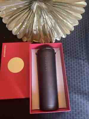 STARBUCKS SOFT TOUCH MATTE BLACK STAINLESS STEEL TRAVEL TUMBLER NEW w/TAG/BOX - Sold on eBay Feb 01, 2022 for $85.95