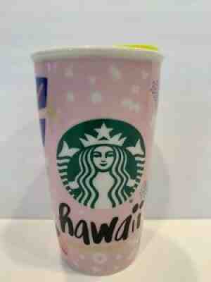 Starbucks Coffee Company Hawaii 2016 Ceramic Travel Mug Tumbler 12 oz - Sold on eBay Jan 30, 2022 for $74.99
