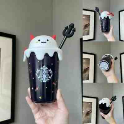 2021 New Starbucks Cups Halloween Boy Gift Cute Naughty Ghost 16oz Straw Cup Mug - Sold on eBay Jan 13, 2022 for $73.99