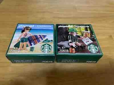 STARBUCKS KOREA Playmobil Figure Hiker JENNY, Surfer GRACE 2SET Limited Edition - Sold on eBay Jan 01, 2022 for $72.50