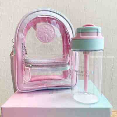 New 2021 China Starbucks Kambukka Pink Green 13oz Flip Straw Cup With Jelly Bag - Sold on eBay Jan 12, 2022 for $72.19