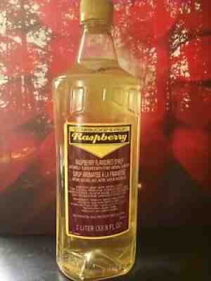 Starbucks Raspberry Syrup Bottle 33.8 Oz - Sold on eBay Dec 26, 2021 for $72.00