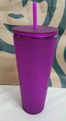Starbucks 2022 Valentine's Soft Touch Venti Matte Purple Tumbler FAST SHIPPING!! - Sold on eBay Jan 13, 2022 for $71.90
