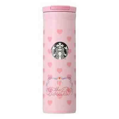 Starbucks Japan Limited Valentine Day 2022 Tumbler Bottle Heart Pink New - Sold on eBay Jan 31, 2022 for $71.00