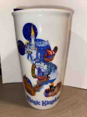 Starbucks Disney Magic Kingdom Mickey Mouse Ceramic Tumbler Travel Mug - Sold on eBay Dec 30, 2021 for $70.00