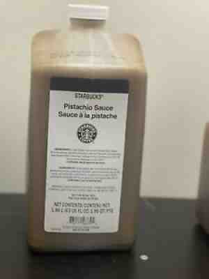 NEW Seasonal STARBUCKS Pistachio Sauce 63 fl oz - Sold on eBay Jan 19, 2022 for $70.00