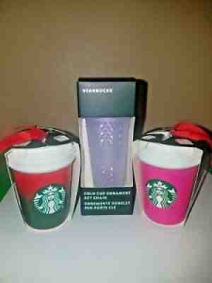 2021 Starbucks Keychain Ornament Icy Lilac Studded Christmas Ceramic Pink Red 3 - Sold on eBay Nov 21, 2021 for $69.99