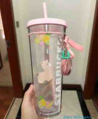 Rare 2020 Starbucks Summer Pink Strawberry Alpaca Plastic Water Bottle 24oz - Sold on eBay Dec 10, 2021 for $895.99