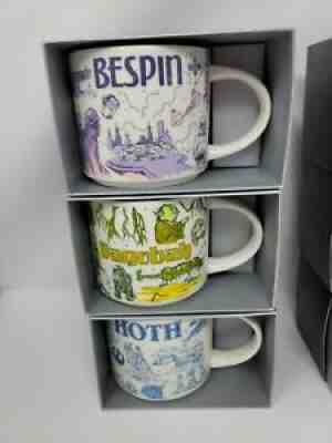 Set 3 STARBUCKS Disney STAR WARS Bespin Dagobah Hoth MAY THE 4TH Been There 2020 - Sold on eBay Dec 09, 2021 for $274.99