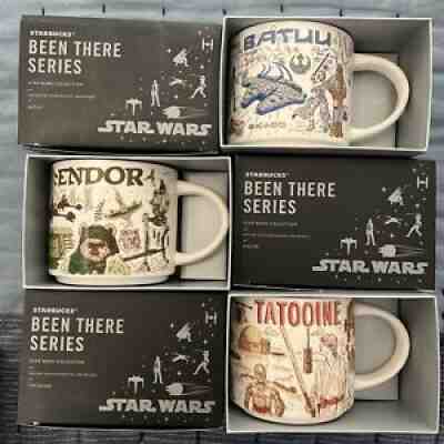 Star Wars Starbucks Been There Series Mug Set of 3 Tatooine Endor Batuu Disney - Sold on eBay Feb 12, 2022 for $200.00