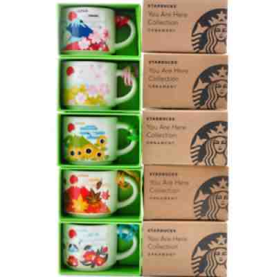 Starbucks Japan Mini Mug Complete set of 5 / You Are Here Collection 59ml (2oz) - Sold on eBay Jan 05, 2022 for $273.75