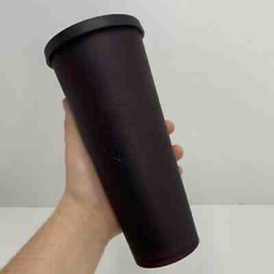 Extremely Rare HTF 2019 Starbucks Matte Plum/Purple Soft Touch Tumbler No Straw - Sold on eBay Feb 07, 2022 for $199.99