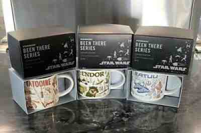Star Wars Starbucks Been There Series Mug Set of 3 Tatooine Endor Batuu Disney - Sold on eBay Feb 14, 2022 for $199.71